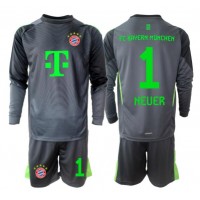 Dječji Nogometni Dres Bayern Munich Manuel Neuer #1 Golmanski Gostujuci 2025-26 Dugi Rukav (+ Kratke hlače)